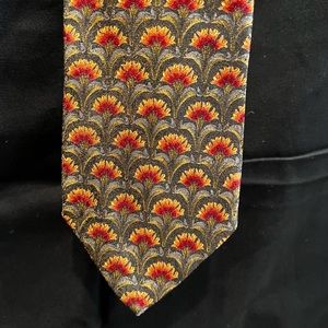 Ermenegildo Zegna Silk Tie Green & Red - NWOT